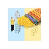 Ankatic Bambu Çubukları Zeka Hayal Ve Gücü Eğitici 4d Dıy Block 300 Parça