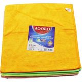 Ankaverse 15 Adet Acord KOD-536 Dökme 40X40CM Renkli Mikrofiber Temizlik Bezi Ekstra Emici Tüm Yüzeyler Için (5286) - Standart
