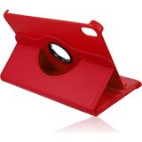 Ankaverse® iPad Mini 6 Kılıf 360 Tablet Deri Kılıf - Kırmızı - Standart - Renkli