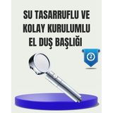 Ankaverse Masaj ve Yağmur Modlu Su Tasarruflu Duş Başlığı - Standart