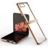 Ankaverse® Samsung Galaxy Z Flip 4 Kılıf Fold Element Kapak - Gold - Renkli
