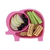 Ankaverse® Sevimli Fil Desenli Bölmeli Bebek Mama Tabağı