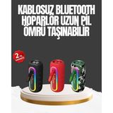 Ankaverse Taşınabilir Şarjlı Bluetooth Hoparlör Güçlü Bas - Standart