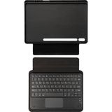 Ankayan Teknoloji Galaxy Tab S9 Uyumlu Anky Border Keyboard Bluetooh Bağlantılı Standlı Klavyeli Tablet Kılıfı-Siyah