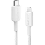 Anker 322 Usb-C to Apple iPhone Lightning 1.8 m MFI Lisanslı Şarj ve Data Kablosu Beyaz