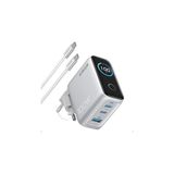 Anker B121B Beyaz 100 W Type-C Kablolu Hızlı Şarj Aleti