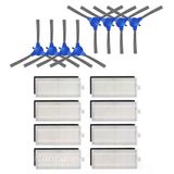 Anker İle Uyumlu Eufy Robovac 11S, 30, 30C, 15C, 15T, 12, 25C, 35C Süpürge Yedek 16 Parça Set (8 Hepa + 8 Yan Fırça)