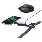 Anker MagGo 3in1 Kablosuz Katlanır Şarj Cihazı - Siyah
