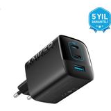 Anker Şarj Cihazı 336 Powerport 67W Yüksek Hızlı USB-C Şarj - PowerIQ 3.0 ve ActiveShield - Siyah - A2674