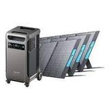Anker SOLIX PS400 Taşınabilir Güneş Paneli 400W, %23’e Kadar Dönüşüm Verimliliği, 3 Kademeli Açılı Ayarlama, IP67 Su Geçirmez Koruma