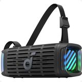 Anker Soundcore Boom 3i Bluetooth Hoparlör, IP68 Su Geçirmez, 50W BassUp™ 2.0 Ses, 16 Saat Çalma Süresi, Siyah - D5100