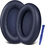 Anker Soundcore Life Q30 Life Q35 ile Uyumlu Kulaklık Pedi Yedek Süngeri Yastığı + Takma Aparatı 2in1 Set - Lacivert