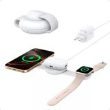 Anker Ufo MagGo B25M8 Beyaz 3in1 MagSafe Kablosuz Şarj Aleti