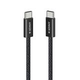 Anker Zolo USB C to C 240W Hızlı Şarj Örgülü 1m Kablo - Siyah