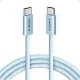 Anker Zolo USB-C to USB-C 240W 1 m Mavi Örgülü Kablo