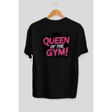 Ankhises Gym , Spor , Fitness Serisi 30 Arka Baskılı Oversize T-Shirt Erkek Kadın Pamuk Bisiklet Yaka Tişort - Siyah - XL