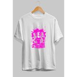 Ankhises Gym , Spor , Fitness Serisi 34 Ön Baskılı Oversize T-Shirt Erkek Kadın Pamuk Bisiklet Yaka Tişort - Beyaz