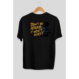 Ankhises Gym , Spor , Fitness Serisi 41 Arka Baskılı Oversize T-Shirt Erkek Kadın Pamuk Bisiklet Yaka Tişort - Siyah - XL
