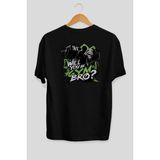 Ankhises Gym , Spor , Fitness Serisi 52 Arka Baskılı Oversize T-Shirt Erkek Kadın Pamuk Bisiklet Yaka Tişort - Siyah - XL