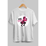 Ankhises Gym , Spor , Fitness Serisi 54 Ön Baskılı Oversize T-Shirt Erkek Kadın Pamuk Bisiklet Yaka Tişort - Beyaz