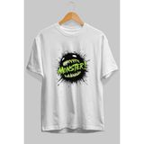 Ankhises Gym , Spor , Fitness Serisi 81 Ön Baskılı Oversize T-Shirt Erkek Kadın Pamuk Bisiklet Yaka Tişort - Beyaz - XL