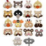 Anki Toys Ankitoys Hayvanlar Maske Seti 18'li - Renkli - Standart