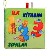 Anki Toys İlk Kitaplarım Sayılar Yumuşak Kumaş Kitap 6 Sayfa Eğlenceli ve Güvenli