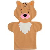 Anki Toys Kedi El Kuklası 19x26 cm Erkek Çocuklar İçin Yumuşak Kumaş Özellikli