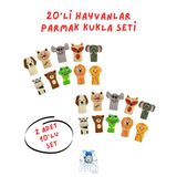 AnkiToys 20'li Hayvanlar Parmak Kukla Seti (10x2)