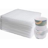 ANKKY 100 adet köpük folyo ambalaj malzemesi hava kabarcıklı folyo taşınma malzemesi karton taşınma tabak bardak şarap şişeleri gönderim (330 x 330 x 1 mm)