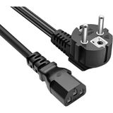 Anktek 1.5 Metre Power Kablo Bilgisayar Kasa Monitör 500W 3x0.75 mm - 1,5 m - Siyah