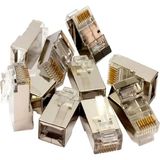 Anktek 20 Adet Metal RJ45 Cat6 Ftp Jack Network Ucu Konnektör Soket
