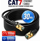 Anktek 30 Metre Cat7 Internet Ağ Kablosu 10 Gbps 600 Mhz Utp Ftp Patch Ethernet Cable