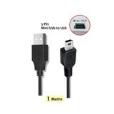 ANKTEK 5 Pin Mini Usb to Usb V3 Şarj ve Veri Aktarım Kablosu - 1 Metre