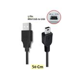 ANKTEK 5 Pin Mini Usb To Usb V3 Şarj Ve Veri Aktarım Kablosu - 50 Cm