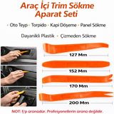 Anktek Araç Içi Trim Sökme Aparatları Teyp-Torpido-Döşeme-Kapı-Panel... 4 Parça