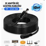 Anktek Dc Adaptör Güç Uzatma Kablosu 5.5x2.1mm 12V Kamera LED Monitör Dvr/nvr... 10MT
