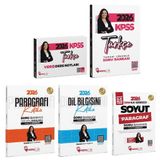 Anla Kazan + Hoca Kafası 2026 KPSS Türkçe + Paragraf + Dil Bilgisi Video Ders Notları + Soru Bankası 5 li Set - Öznur Sa