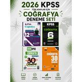 Anla Kazan Yayınları 2026 Kpss Coğrafya Tamamı Çözümlü Deneme Sınavı Yediiklim + Indeks + Pegem + Evp Akademi Seti