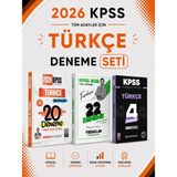 Anla Kazan Yayınları 2026 Kpss Türkçe Deneme Seti Yediiklim + Indeks Akademi + Evp Akademi Seti