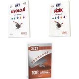 Anla Kazan Yayınları 2027 2027 Limit Ayt Biyoloji + Fizik Soru + Anla Kazan Paragraf Deneme 3'lü Set
