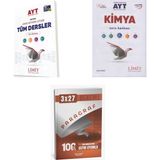 Anla Kazan Yayınları 2027 2027 Limit Ayt Tüm Dersler Sayısal + Kimya Soru + Anla Kazan Paragraf Deneme 3'lü Set