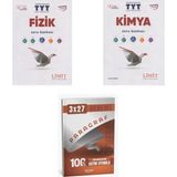 Anla Kazan Yayınları 2027 2027 Limit Tyt Fizik + Kimya Soru + Anla Kazan Paragraf Deneme 3'lü Set