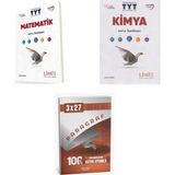 Anla Kazan Yayınları 2027 2027 Limit Tyt Matematik + Kimya Soru + Anla Kazan Paragraf Deneme 3'lü Set