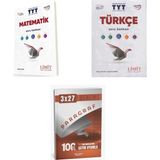 Anla Kazan Yayınları 2027 2027 Limit Tyt Matematik + Türkçe Soru + Anla Kazan Paragraf Deneme 3'lü Set
