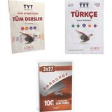 Anla Kazan Yayınları 2027 2027 Limit Tyt Tüm Dersler + Türkçe Soru + Anla Kazan Paragraf Deneme 3'lü Set