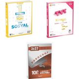 Anla Kazan Yayınları 2027 2027 Üçdörtbeş Tyt Sosyal 1 Ayda Tüm + Kimya Soru + Anla Kazan Paragraf Deneme 3'lü Set