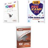 Anla Kazan Yayınları 2027 8. Sınıf/lgs Limit Türkçe Soru + Prokamp Tüm Dersler Soru + Anla Kazan Paragraf Deneme 3'lü Set
