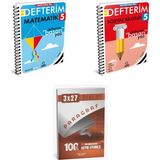 Anla Kazan Yayınları 2027 Arı 5 Sınıf Defterim Matematik Matemito + Sosyal Sosyalimo Bilgiler Konu + Anla Kazan Paragraf Deneme 3'lü Set
