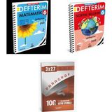 Anla Kazan Yayınları 2027 Arı 6 Sınıf Defterim Matematik Matemito Güncel + Sosyal Sosyalimo Bilgiler Konu + Ankapade 3'lü Set